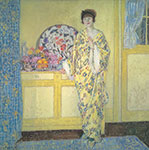 Gemälde Reproduktion von Frederick Frieseke Der gelbe Raum