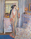 Gemälde Reproduktion von Frederick Frieseke Die Robe