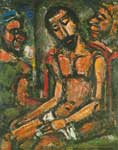 Gemälde Reproduktion von Georges Rouault Christen, die von Soldaten verspotteten