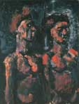 Gemälde Reproduktion von Georges Rouault Prostituierte