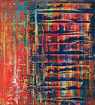 Gemälde Reproduktion von Gerhard Richter Abstract Painting 10