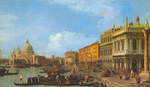 Gemälde Reproduktion von Giovanni Canaletto Molo: der Westen schaut