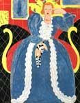 Gemälde Reproduktion von Henri Matisse Frau in Blau