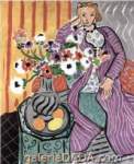 Gemälde Reproduktion von Henri Matisse Lila Anemonen