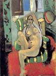 Gemaelde Reproduktion von Henri Matisse, Odalisque mit Tamburin