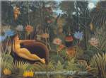 Gemaelde Reproduktion von Henri Rousseau, Der Traum