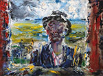 Gemälde Reproduktion von Jack Butler Yeats Guten Abend Männer