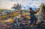 Gemälde Reproduktion von Jack Butler Yeats In Bewegung