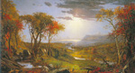 Gemälde Reproduktion von Jasper Francis Cropsey Autumn on the River