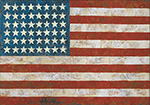 Gemälde Reproduktion von Jasper Johns Flagge