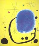 Gemälde Reproduktion von Joan Miro Das Gold der Azure