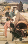 Gemälde Reproduktion von John William Waterhouse Diogenes