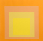 Gemälde Reproduktion von Josef Albers Homage an das Quadrat Gelb