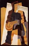 Gemälde Reproduktion von Juan Gris Pierrot 3