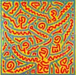 Gemälde Reproduktion von Keith Haring Ohne Titel (3)