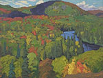 Gemälde Reproduktion von Lawren Harris Der Montréal River, Algioma