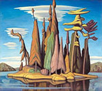 Gemälde Reproduktion von Lawren Harris Northern Island II