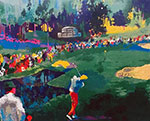 Gemälde Reproduktion von Leroy Neiman Big Time Golf