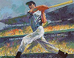 Gemälde Reproduktion von Leroy Neiman DiMaggio