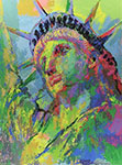 Gemälde Reproduktion von Leroy Neiman Porträt der Freiheit