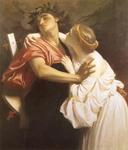 Gemälde Reproduktion von Lord Frederic Leighton Orpheus und Eurydike