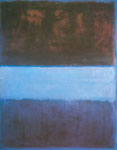 Gemälde Reproduktion von Mark Rothko Nummer 61 Braun, Blau, Braun auf Blau