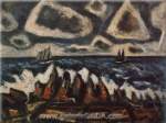 Gemaelde Reproduktion von Marsden Hartley, Der Nordsee