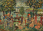 Gemälde Reproduktion von Maurice Prendergast Fantasie