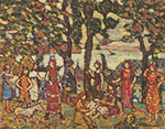 Gemälde Reproduktion von Maurice Prendergast Herbst