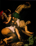 Gemälde Reproduktion von Michelangelo Caravaggio Die Kreuzigung des hl.