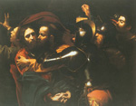 Gemälde Reproduktion von Michelangelo Caravaggio Judas Kuss