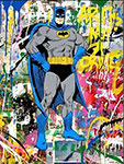 Gemälde Reproduktion von Mr Brainwash Batman