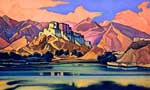 Gemälde Reproduktion von Nicholas Roerich Lhasa.