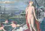 Gemälde Reproduktion von Paul Delvaux Die Geburt der Venus