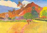 Gemälde Reproduktion von Paul Gauguin Tahitische Landschaft