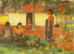 Gemälde Reproduktion von Paul Gauguin Warum sind Sie wütend?