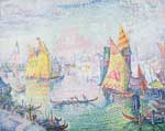 Gemälde Reproduktion von Paul Signac Das Becken von San Marco