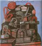 Gemälde Reproduktion von Philip Guston Das Grabe