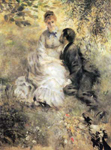 Gemälde Reproduktion von Pierre August Renoir Ein liebevolles paar