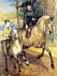 Gemälde Reproduktion von Pierre August Renoir Fahrer des Bois de Boulogne