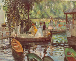 Gemälde Reproduktion von Pierre August Renoir La Grenouillere