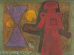 Gemälde Reproduktion von Rufino Tamayo Mujer en Rojou