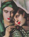 Gemälde Reproduktion von Tamara de Lempicka Der grüne Turban