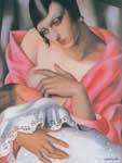 Gemälde Reproduktion von Tamara de Lempicka Mutterschaft