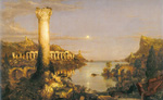 Gemälde Reproduktion von Thomas Cole The Course of Empire: Desolation