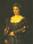 Gemälde Reproduktion von Titian La Bella