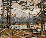 Gemälde Reproduktion von Tom Thomson Das Innere des Waldgebiets, Algonquin Park