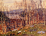 Gemälde Reproduktion von Tom Thomson First Snow, Kanusee