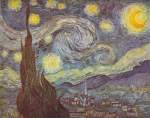 Gemälde Reproduktion von Vincent Van Gogh Die Nacht des Himmels