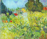 Gemälde Reproduktion von Vincent Van Gogh Madame Gachet in ihrem Garten